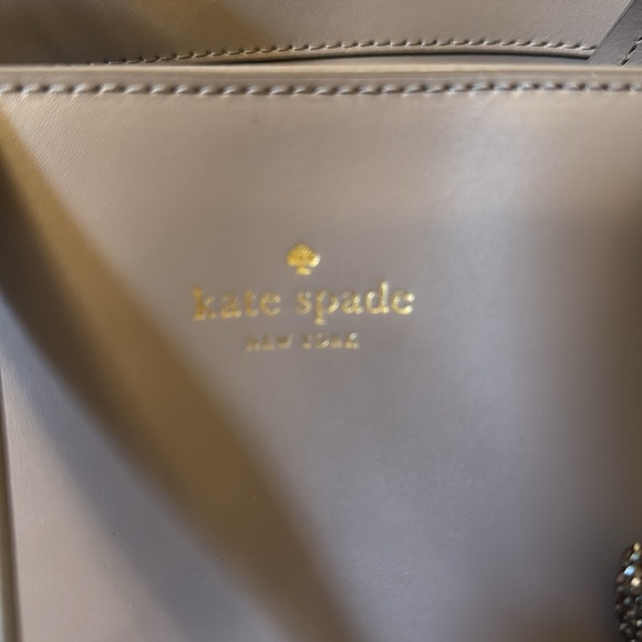 NWOT Kate Spade Taupe Tote Bag - Picture 3 of 8